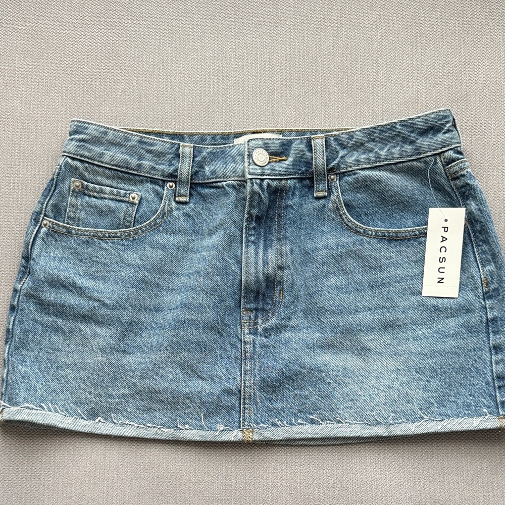 PacSun Classic Blue Mini Skirt New Size 26